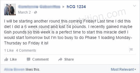 does HCG 1234 work